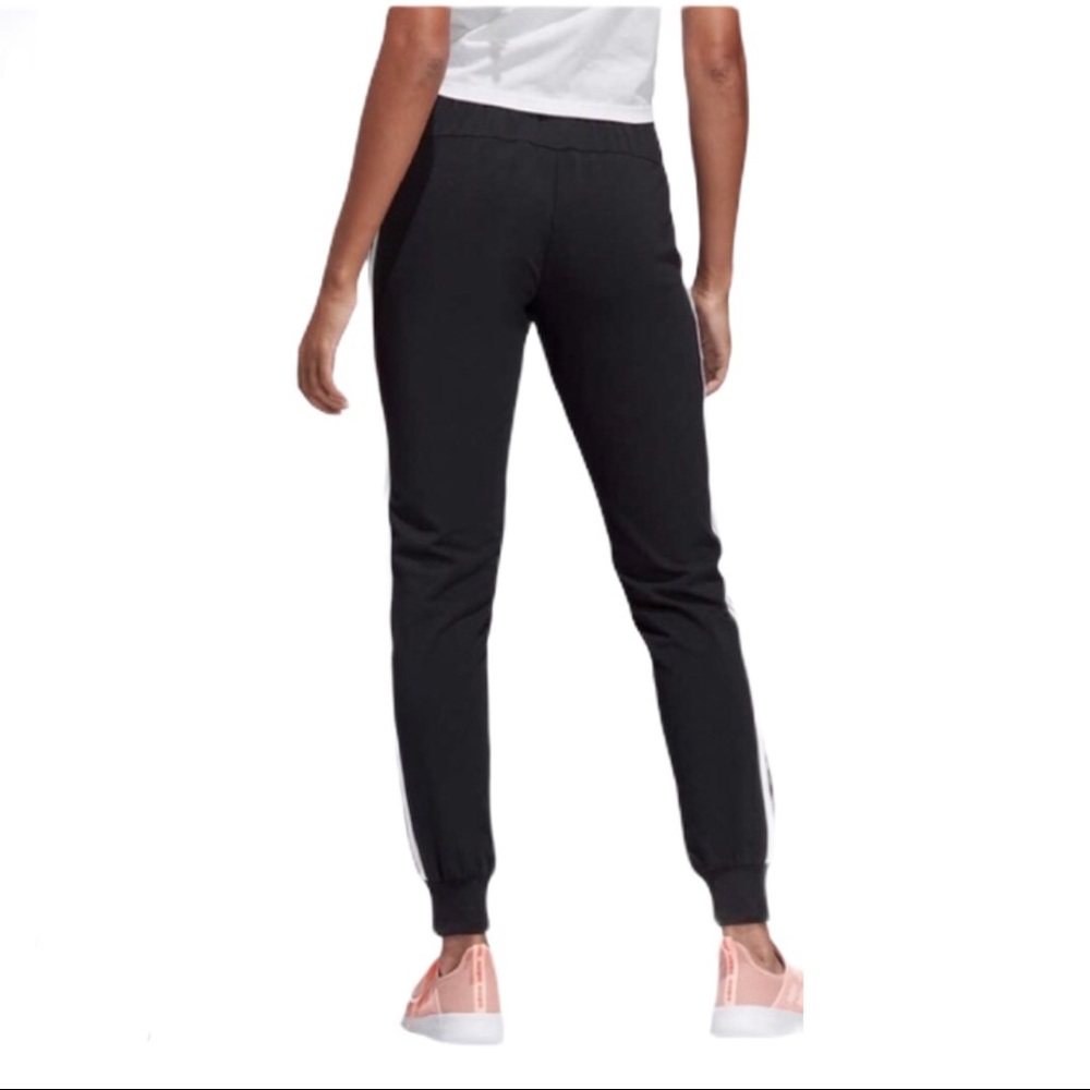 NWT ADIDAS French Terry Jogger  3-Stripe - Picture 3 of 3